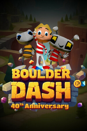 BOULDER DASH 40th Anniversary — обложка игры