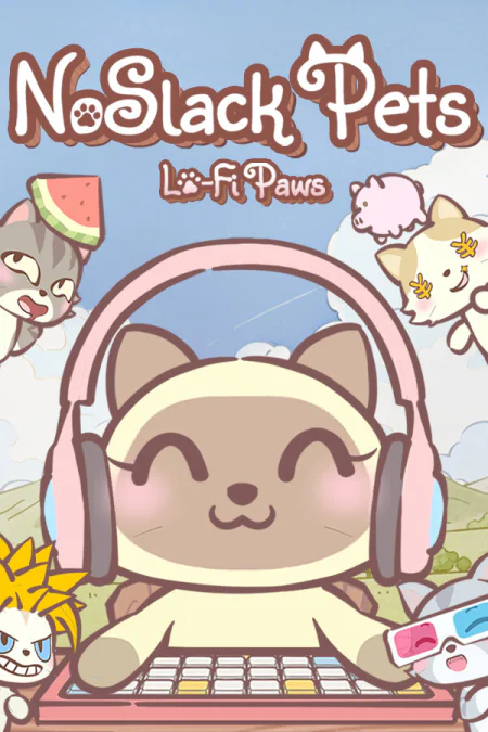 NoSlack Pets: Lo-Fi Paws (Лоу-фай лапки) — скриншот
