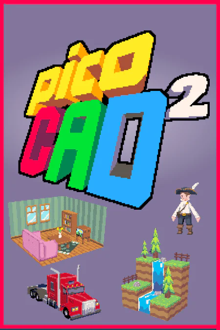 picoCAD 2 (ПикоКАД 2) — скриншот